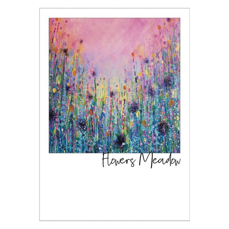 Flowers Meadow Postcard